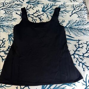Lululemon Athletica Black Sleeveless Fitted Tank